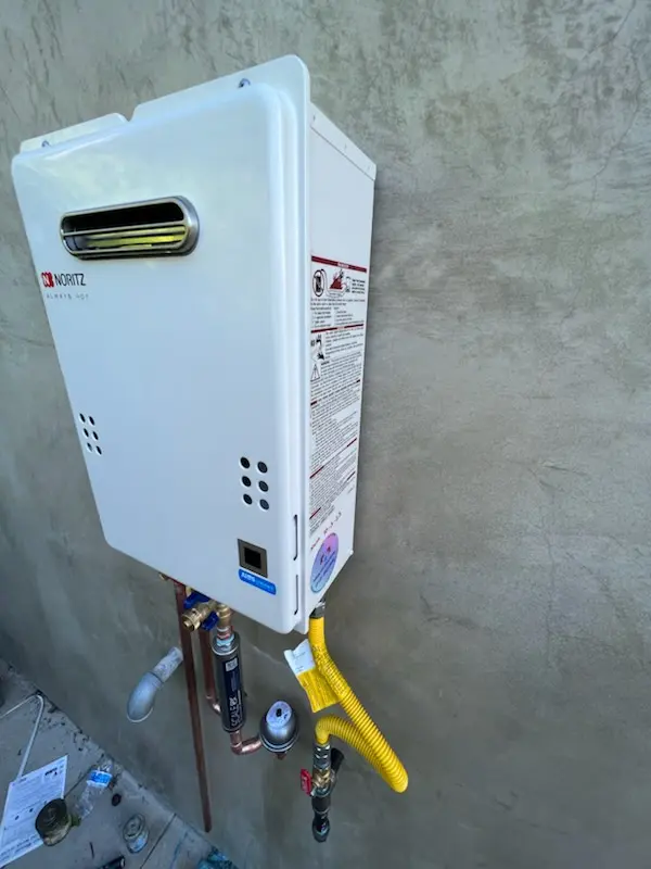 Tankless water heater installation for Clemson University homes